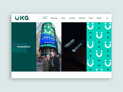 Heritage & Innovation Page Design brand identity creative design design graphic design ui ux web design web development website design