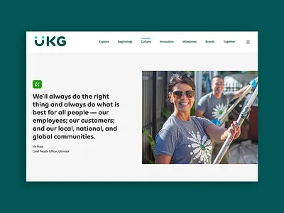 Culture & Community Highlight Page brand identity creative design design graphic design ui ux web design web development website design