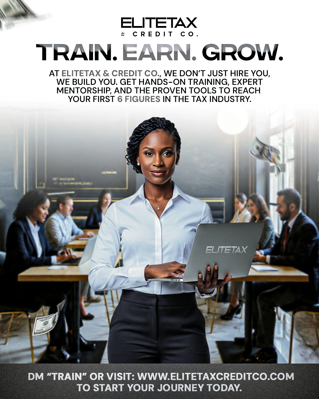 Team Service Flyer – Tax Branding advertising attention grabbing brand identity client work creative direction flyer design graphic design marketing materials print collateral promotional flyer