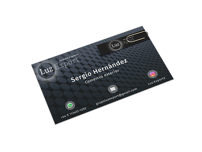 Luz Export - Tarjeta personal diseño luz export tarjeta personal