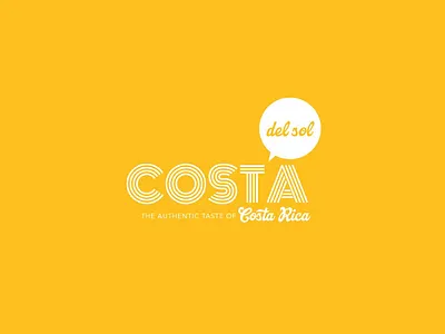 Costa del Sol Identity graphic design identity logo namemark restaurant logo wordmark