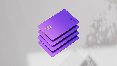 Credit Card Loop 3d animation motion graphics