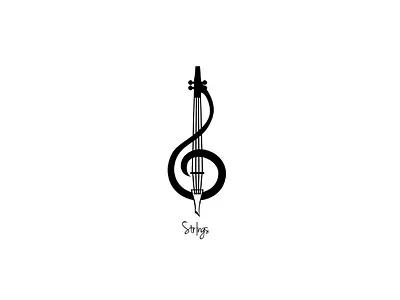 Logo Concept, Strings graphic design identity logo