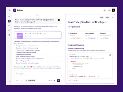 Dalton - AI Platform Design ai ai design ai platform ai platform design ai website artificial intelligence clean design figital graphic design internet modern motion graphics technology ui uidesign ux uxdesign web design website