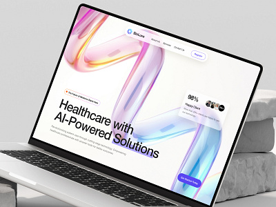 BioLuxe - Healthcare AI-Powered Solutions ai biotech branding care clinic company design elementor framer health hospital landing page technology telemedicine treatment ui webflow website wordpress