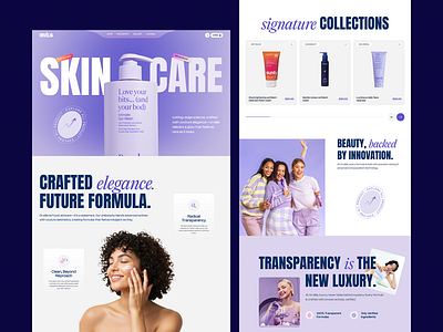 Ecommerce Landing Page Design for DTC Skincare Website b2b ecommerce b2b website beauty landing page beauty website clinic website dtc e commerce e commerce landing page ecommerce ecommerce landing page ecommerce website ecommerce website design health website healthcare homepage skincare skincare landing page skincare website web design web designer