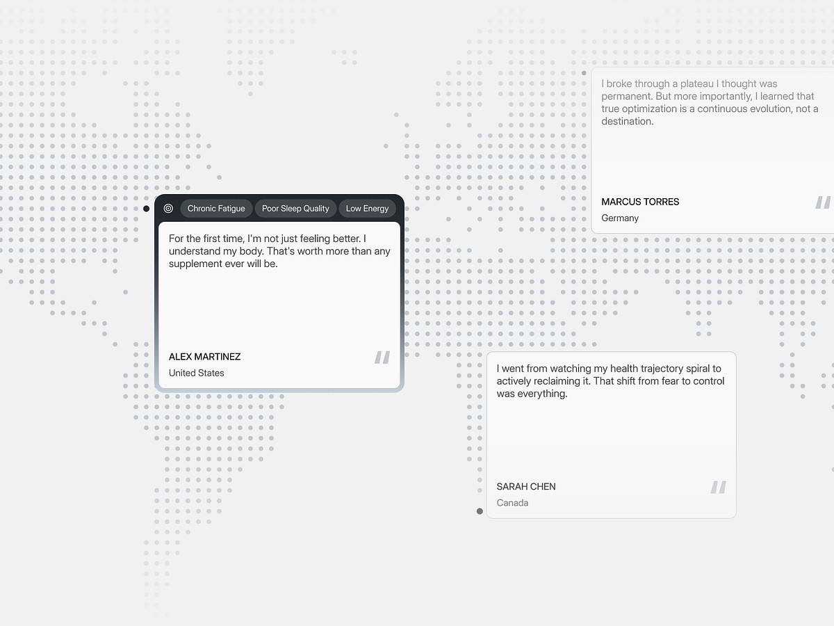 Personalized Digital Health Platform Website - Flux Lab Image 1