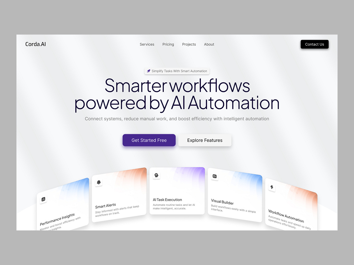 AI Automation Website Hero Section Image 0