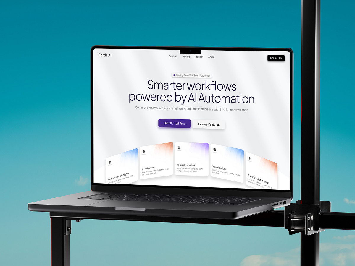 AI Automation Website Hero Section Image 1