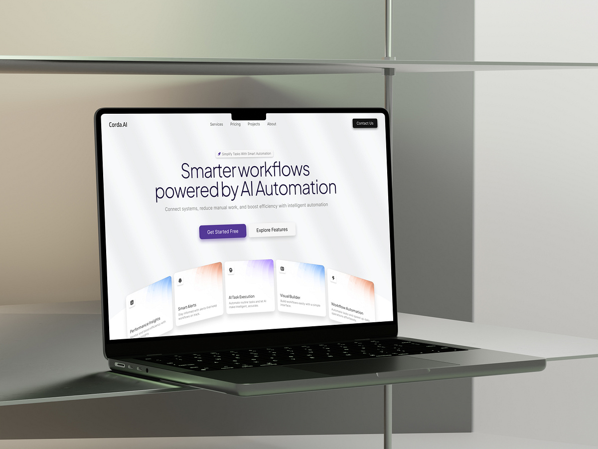 AI Automation Website Hero Section Image 3