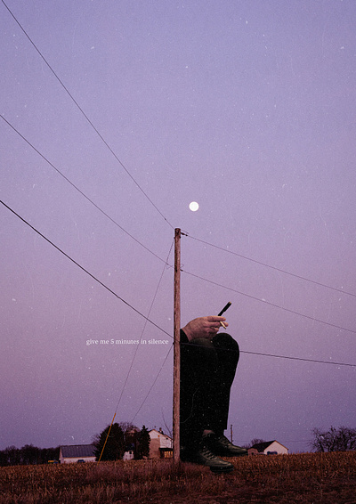 give me 5 minutes in silence album cover book cover collage cover design design digital art graphic design illustration 그래픽디자인 꼴라주 꼴라쥬 콜라주 콜라쥬