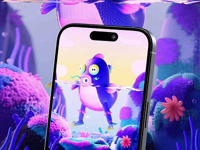 NO.A / 䲃Zǎo Fish - 36days 3d 3d animation animation c4d fish illumination monster motion graphics