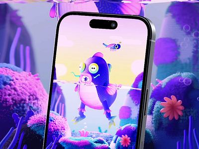 NO.A / 䲃Zǎo Fish - 36days 36days 3d animation c4d fish monster motion graphics