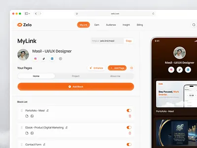 Zelo - Link Management Dashboard clean dashboard design events link link dashboard link management link management dashboard link shortener marketings platform product design professional saas saas dashboard sales social marketing social media ui website