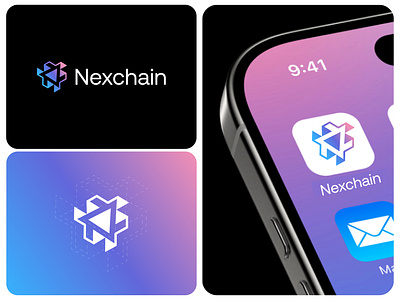 Blockchain – NexChain abstract logo blockchain branding blockchain logo bold logo design brand identity crypto branding crypto logo dribbble designer fintech logo futuristic logo geometric logo minimal logo modern logo monogram logo professional logo startup branding symbol logo tech logo web3 design web3 logo