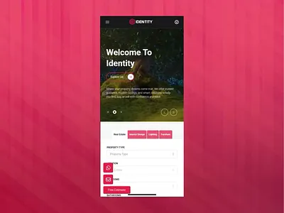 Identity - Luxury Real Estate Mobile App UI Design app design clean ui dark ui interior design ios app luxury design minimalist mobile app mobile interface mobile ui modern design premium design product design property app real estate search interface softcrafty ui design ux design web design