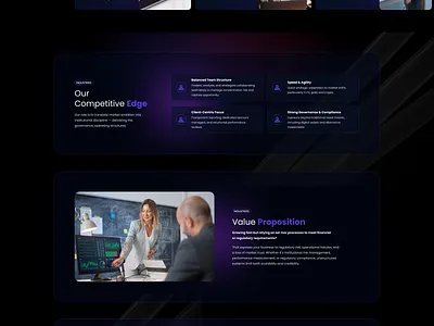 Financial Advisory Landing page white version design graphic design logo typography ui ux vector website design