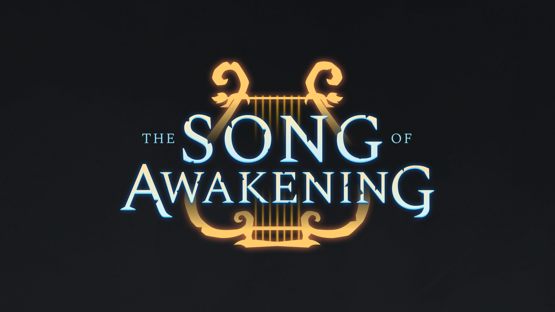 Game Logo Design: Song of Awakening game branding game logo game ui logo logo design videogames