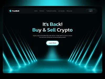 TrustBull-Brokerage Platform Website Design blockchain brokerage website crypto crypto trading cryptocurrency fintech design investment app investor education market data options trading paper trading stock trading trading platform trustbull web app web app design web design web3 webull