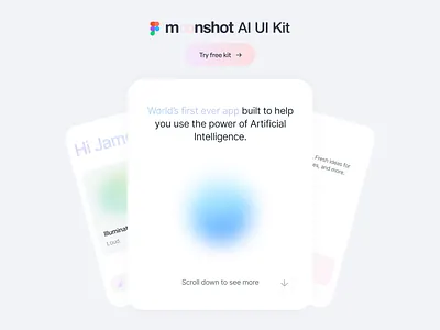 Today’s Drop: AI Card Collections aidesign aiui aiux figmadesign headstartui moonshot moonshotui productdesign uidesign uxdesign