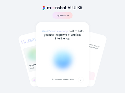 Today’s Drop: AI Card Collections aidesign aiui aiux figmadesign headstartui moonshot moonshotui productdesign uidesign uxdesign