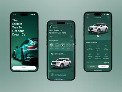 Car Shop Mobile App Exploration app concept automotive browse car marketplace car shop details e commerce info interaction design marketplace mobile app order product design saas ui design ux