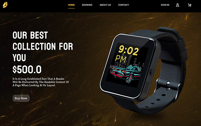 Next-Gen Time: Smartwatch UI/UX Concept interactive ui modern design product showcase smartwatch ui design ux design wearable tech web design
