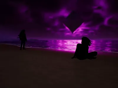 Animated Dark Ocean Illustration 3d animation beach illustration ocean unreal engine