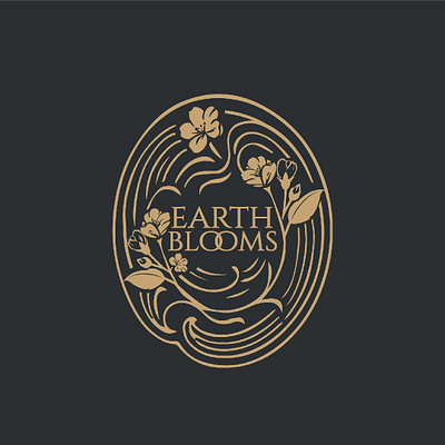 Earth Bloom earth bloom earthy logo logo timeless logo