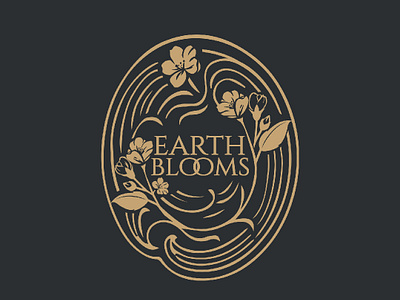 Earth Bloom earth bloom earthy logo logo timeless logo