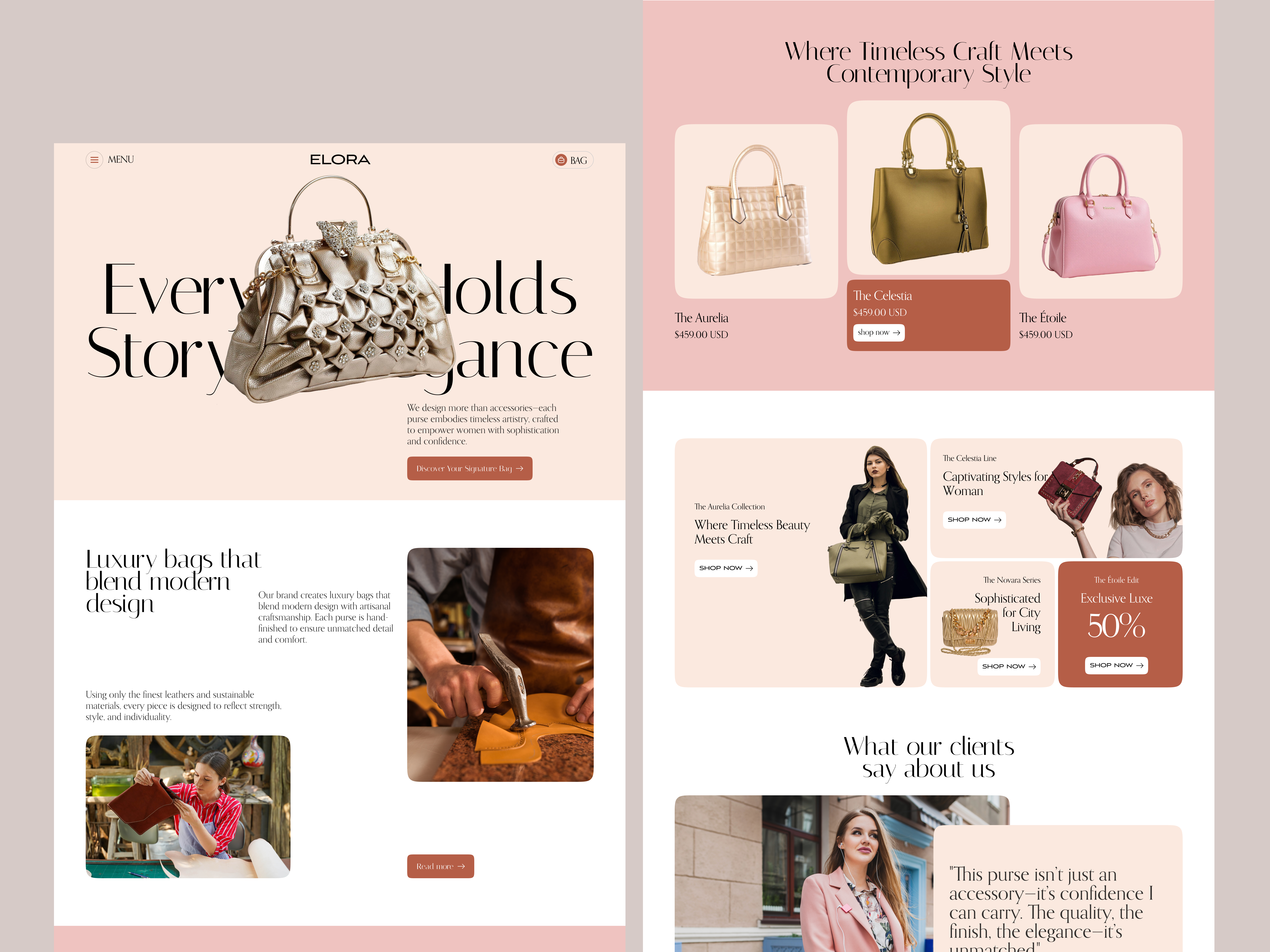 Example of Modern Website Design