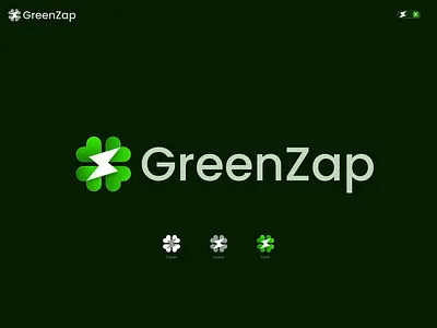 GreenZap — Modern Eco-Energy Logo Design brand identity branding business logo eco logo electric greenenergy logo logo design logo mark logodesign logotype minimalist logo mobility modern logo natural logo nature logo renewable energy sustainable tech