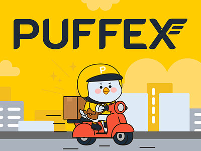 PuffEx - Character Branding animation brand identity branding character character design design graphic design illustration ip logo mascot mockup