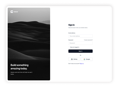 Minimalist Login Screen - Webpixels application auth dashboard form login minimal register security sign in sign up