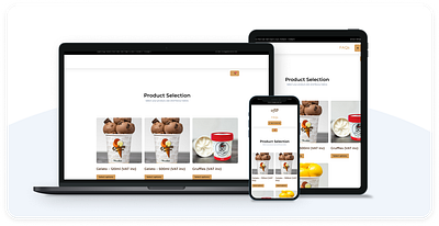 Online Ice Cream Store e commerce ice cream store online store ui ux web design web development woocommerce wordpress