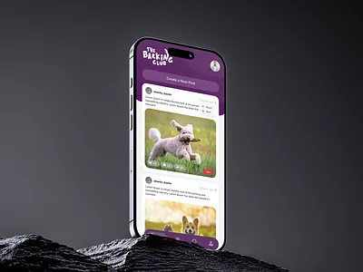 Barking Club Mobile App branding design graphic design illustration logo ui ux