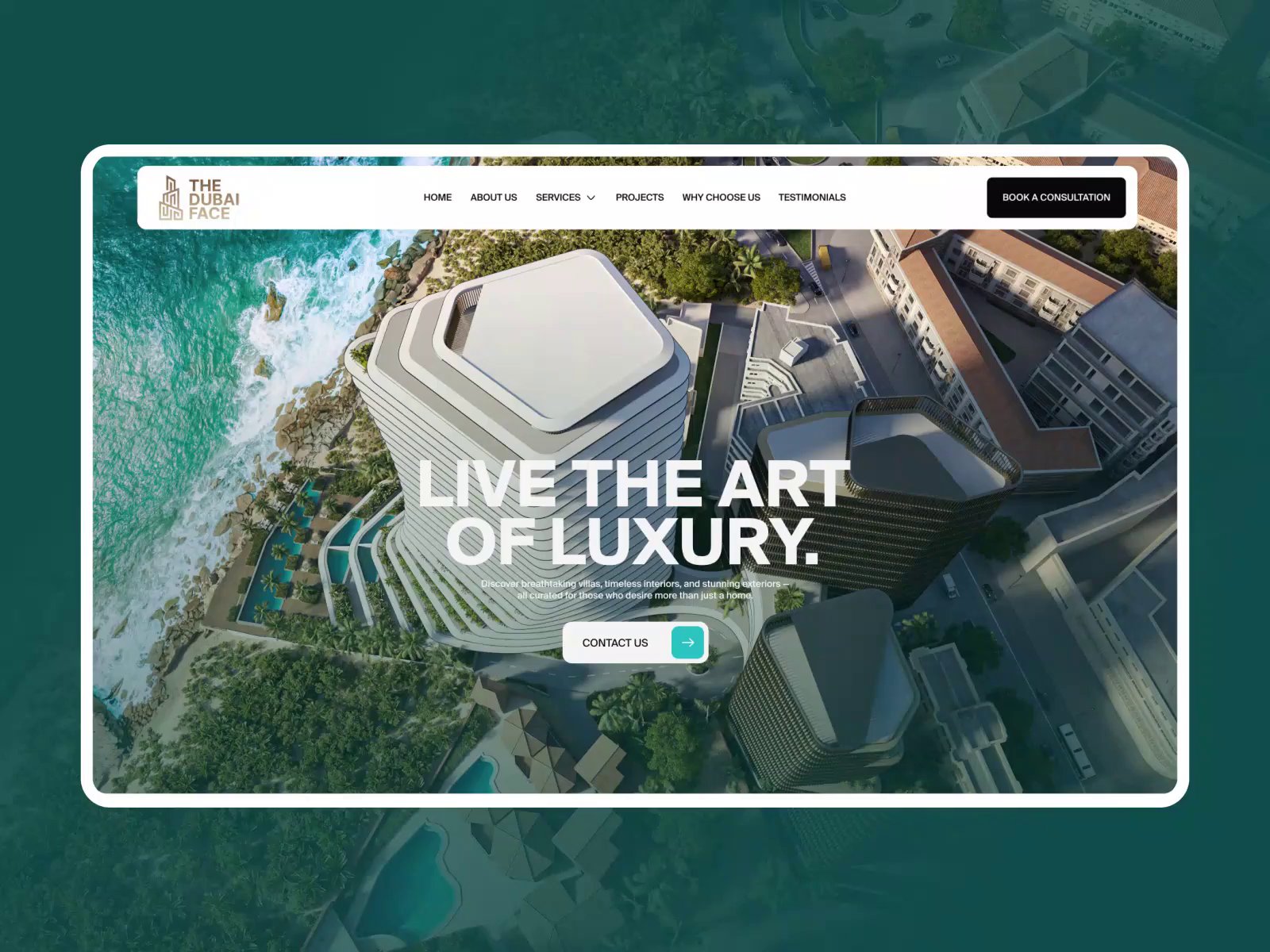 Example of Landing Page Design And Development