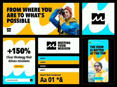 Approved Logo Design for Non Profit Solopreneur brand identity branding colors graphic design help journey letter m mental health messaging mihai dolganiuc design non profit path poster presentation social media story type typography visual identity