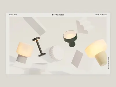 selahstudios.ca – Landing 3d ainmation ui web design webflow]