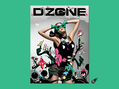 Cover for DZONE magazine. character design cute design fashion illustration magazine cover vector