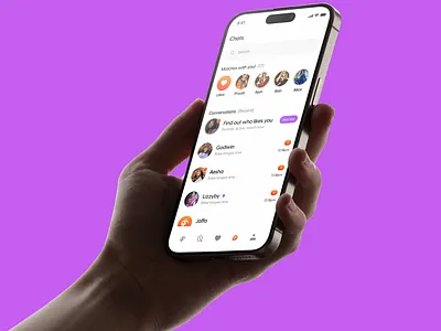 Dating App Chat Section branding chat chat app dating dating app dating mobile app graphic design product design product designer research ui uidesigner uiux uiux designer