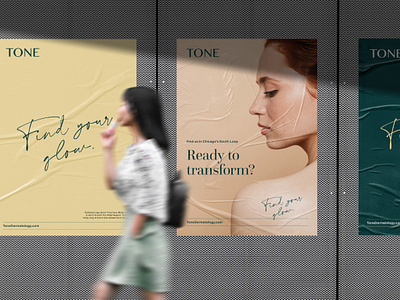 Tone Dermatology Advertising brand identity branddesign branding c42d dermatology design identity logo poster product website