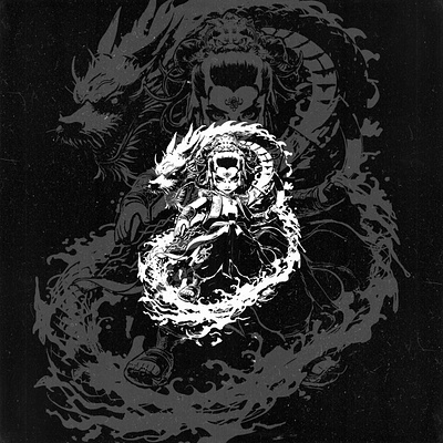 nezha warrior and dragon fusion architecture art asia asian buddhism buddhist cartoon china chinese culture faith god history nezha religion religious sculpture statue temple travel