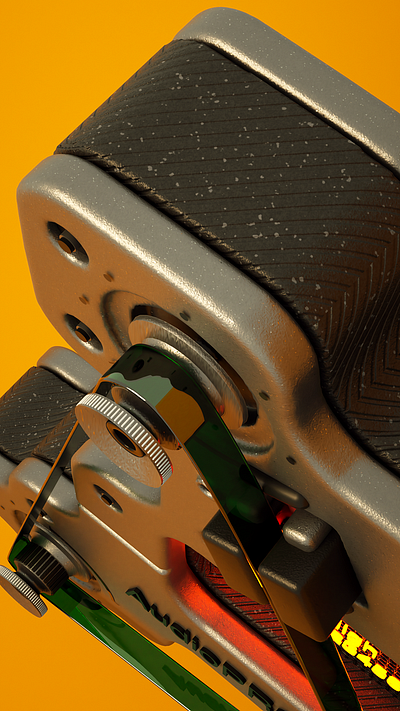 Retro mechanic device 3d animation c4d cinema 4d design motion graphics octane