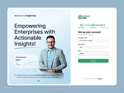 Insight Hub: Dashboard Login app design motion graphics ui uiux