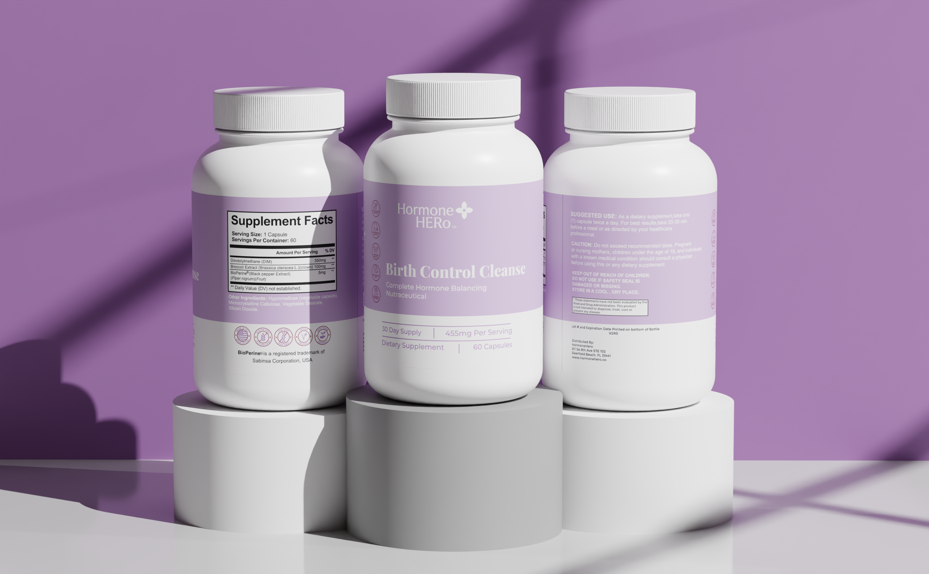 Example of Supplement Label And 3D Mockup Design