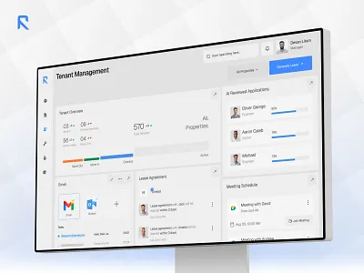 Rentiva | Tenant Management | Web Application | Potential 3d app branding design mobile mobile app ui