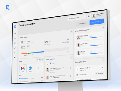Rentiva | Tenant Management | Web Application | Potential 3d app branding design mobile mobile app ui