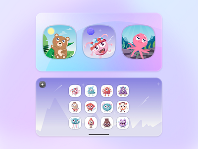 Baby game - App app game icons kids ui