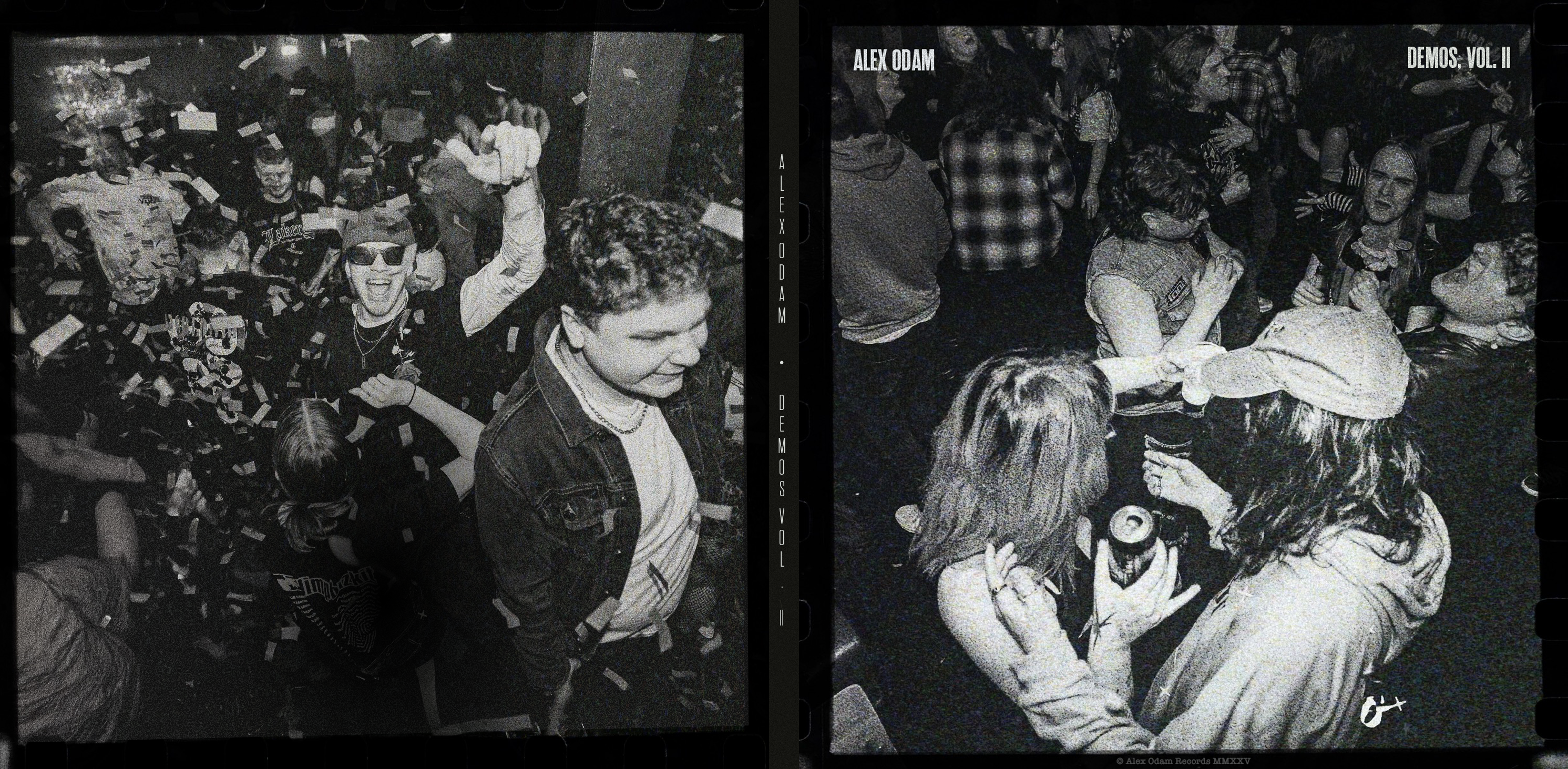 DEMOS, VOL. II LP sleeve // Alex Odam (draft) album art album cover alex odam lp music vinyl